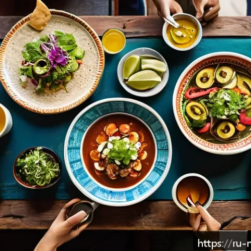 Home 30 다문화 요리사와 요리의 심리학 - A vibrant multicultural dining scene featuring a diverse group of people around a rustic wooden tabl...